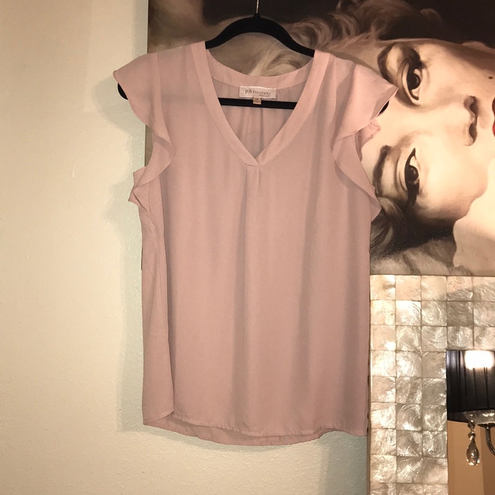 Philosophy Ruffled Blouse